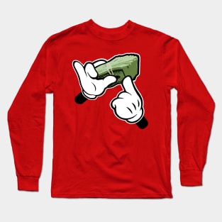 Get Money! Cartoon Hands Long Sleeve T-Shirt